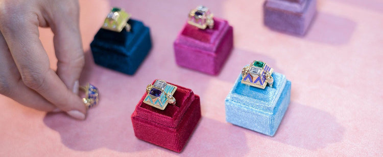 MEMENTO MORI RINGS WITH MAISON BELMONT