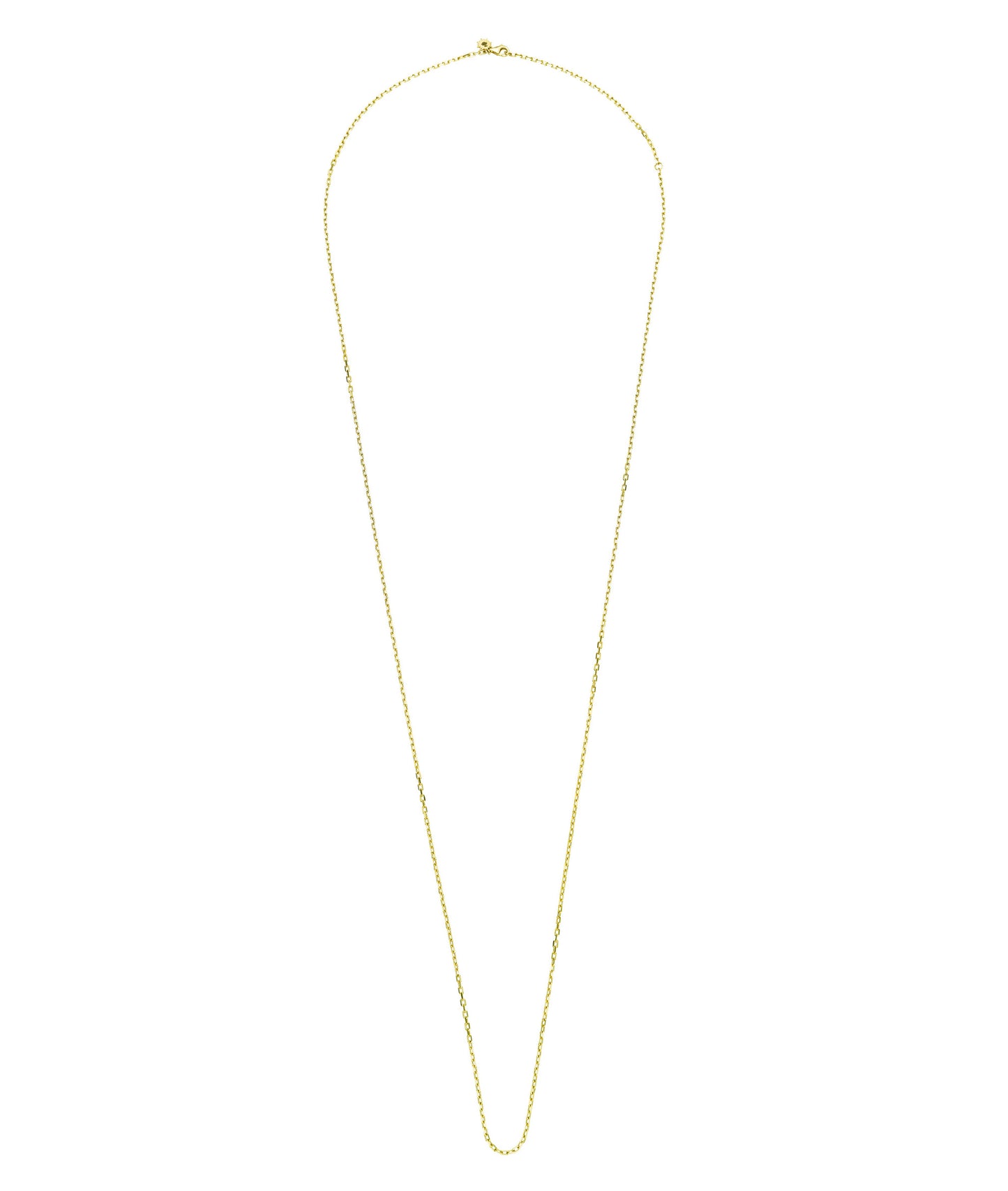 Long Yellow Gold Chain 90 CM