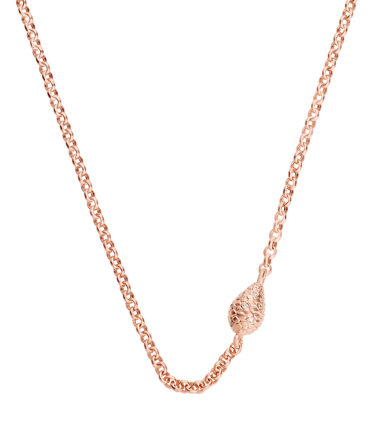 Pine Cone Power Rose Gold Chain