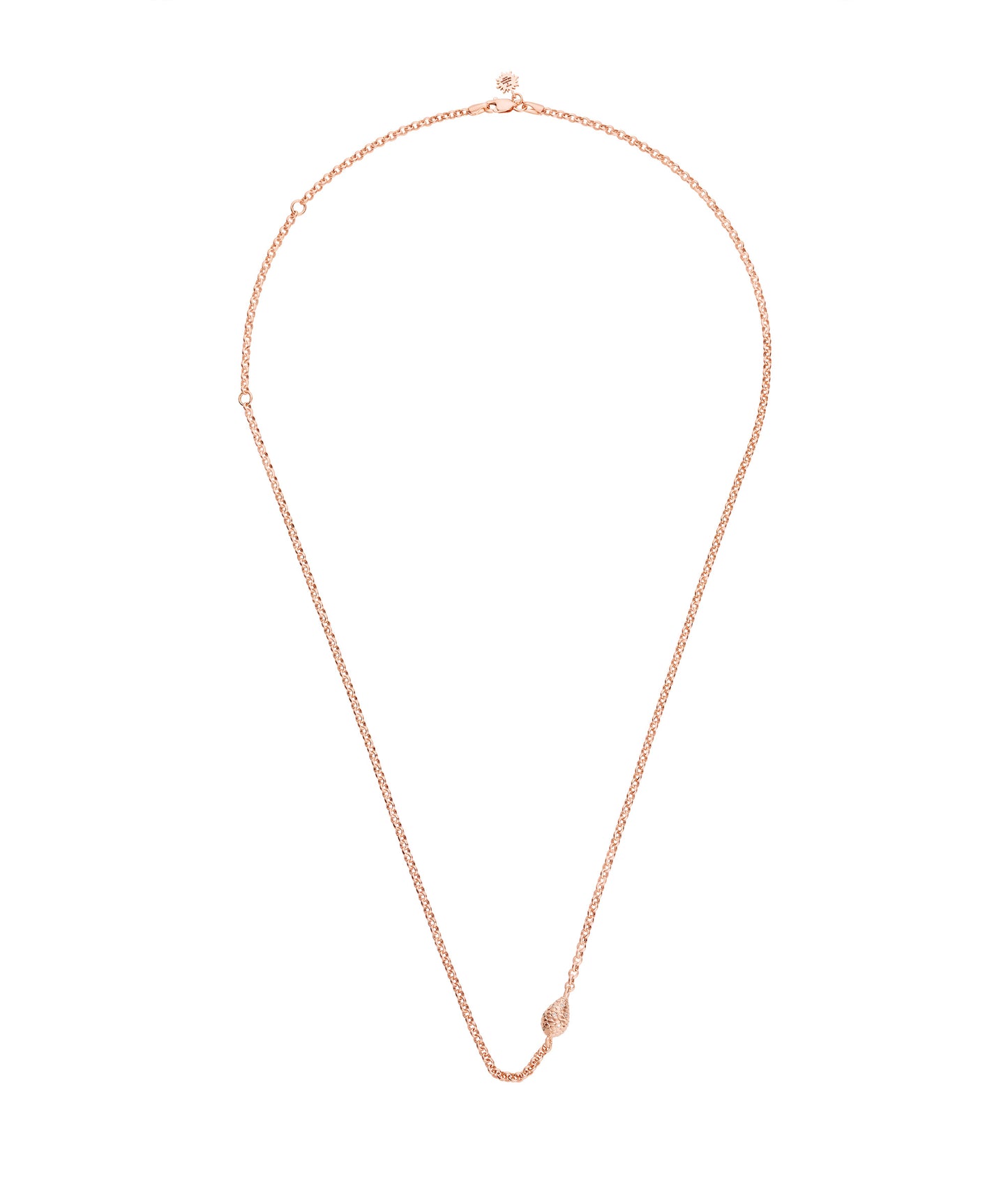 Pine Cone Power Rose Gold Chain