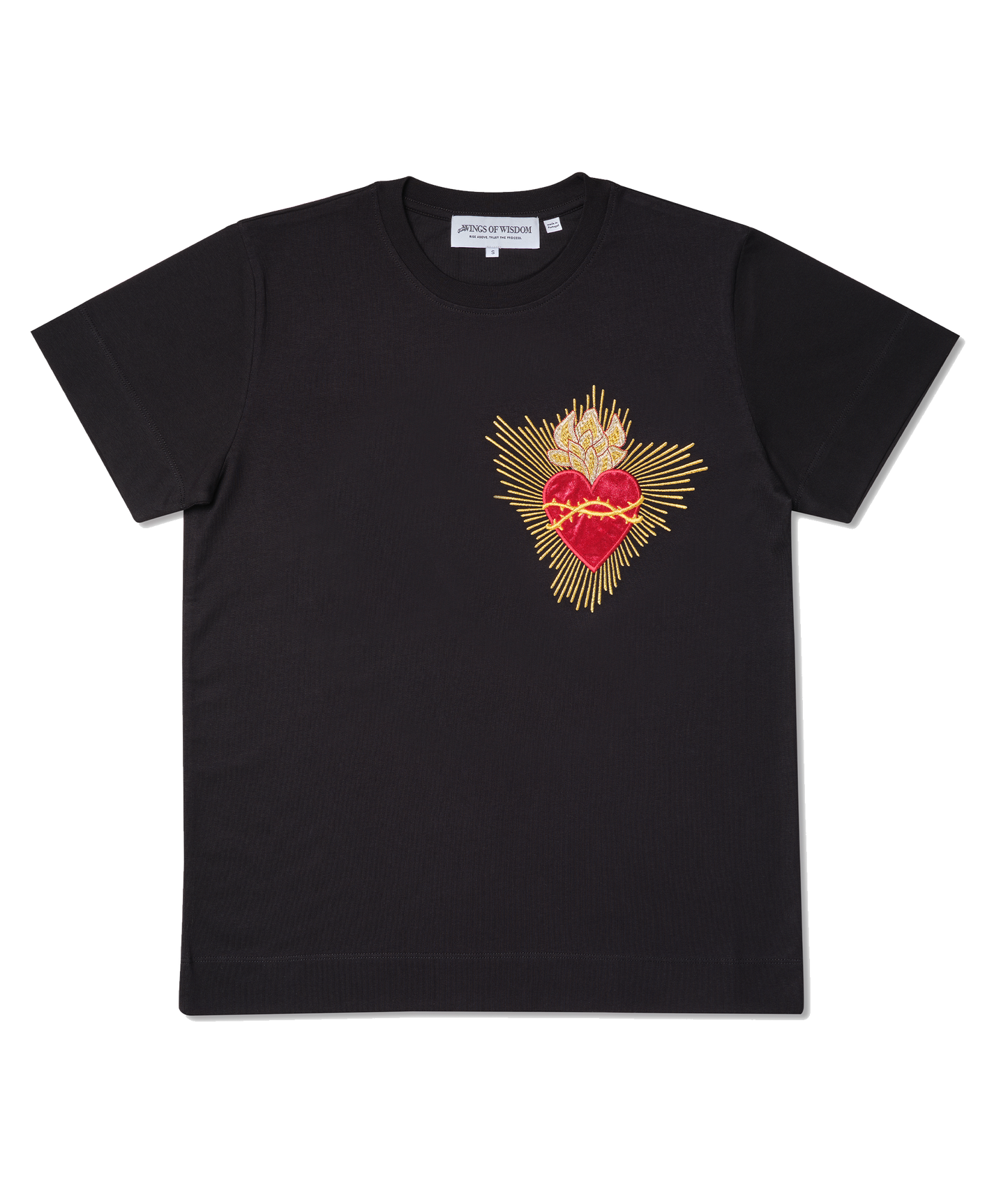 'Keep it Burning' Black T-Shirt Women