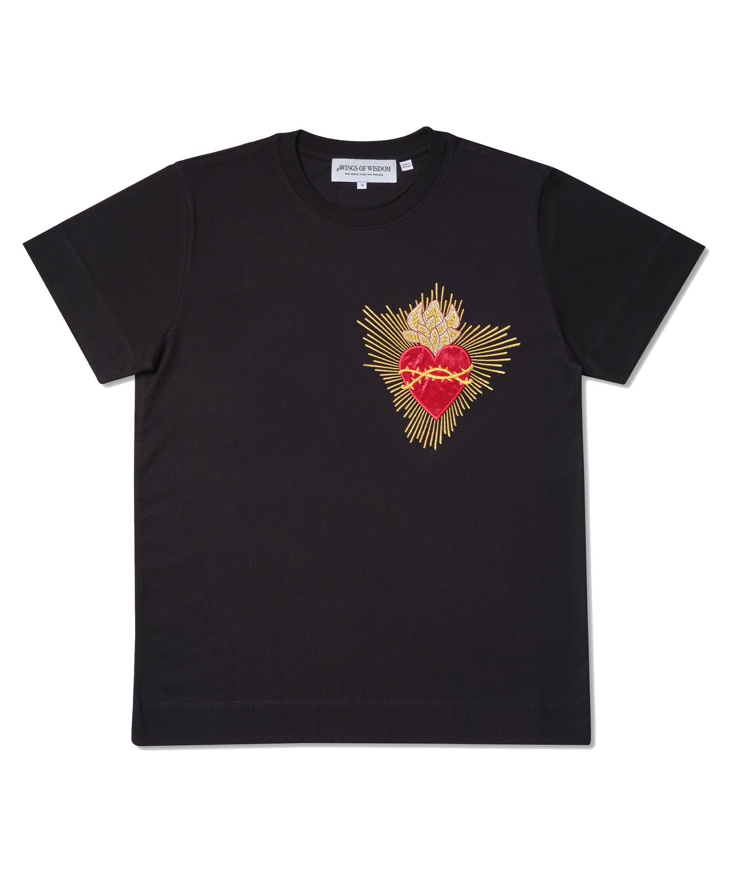'Keep it Burning' Black T-Shirt Women