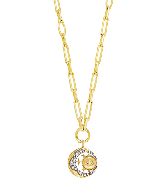 'Look Up At The Moon' Pendant Diamond