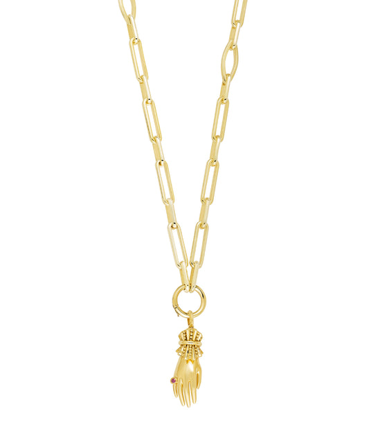 ‘Reach Out To Me’ Pendant Ruby