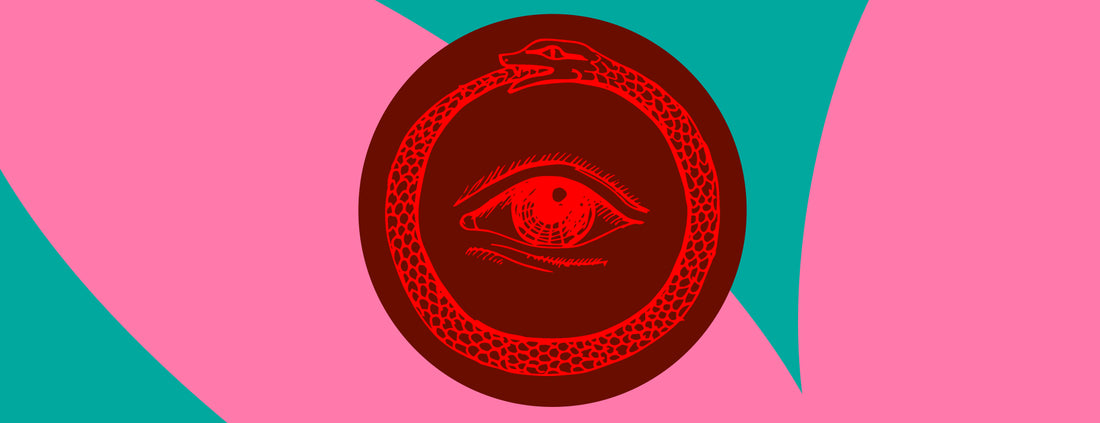The eternal cycle or the ouroboros inspires some of the designs for luxury t shirts and accessories