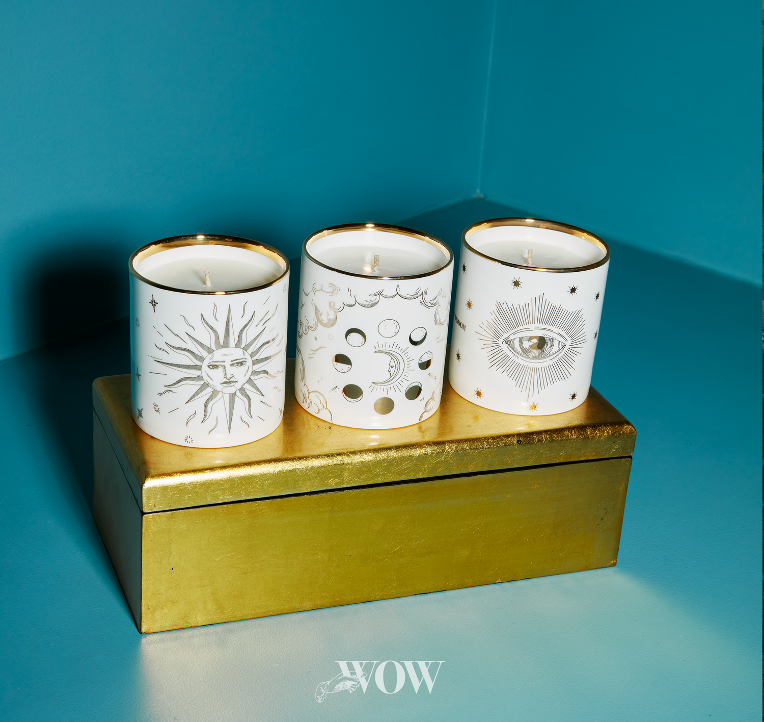 luxury scented candles - A thrillsome trio at Wings of Wisdom UK online store