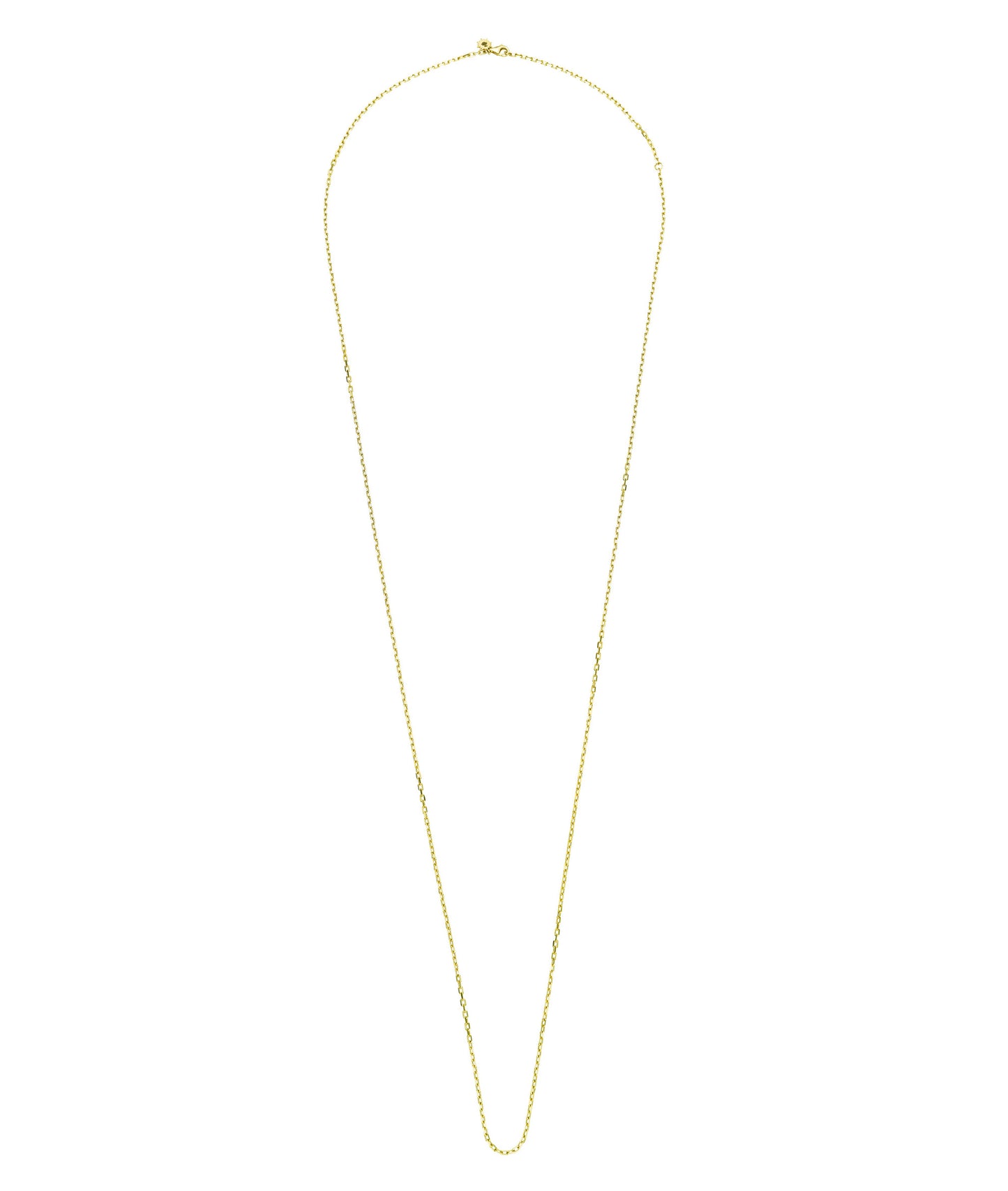 Long Yellow Gold Chain 90 CM