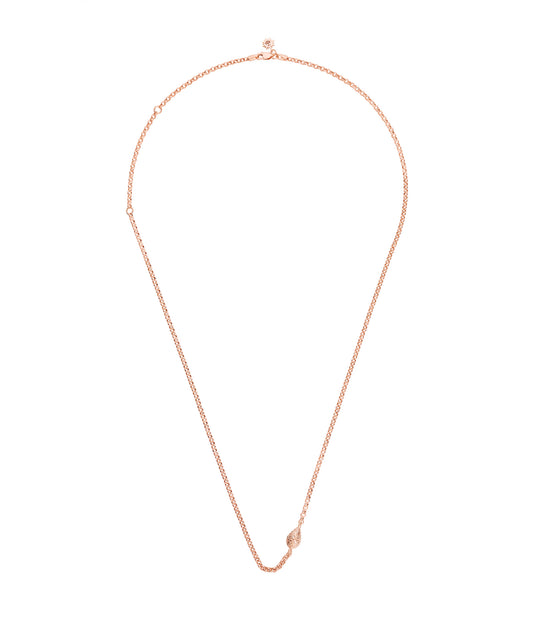 Pine Cone Power Rose Gold Chain