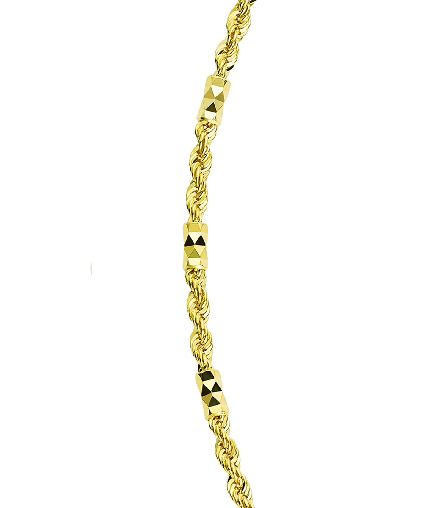 Twists and Knots Yellow Gold Chain 42 CM