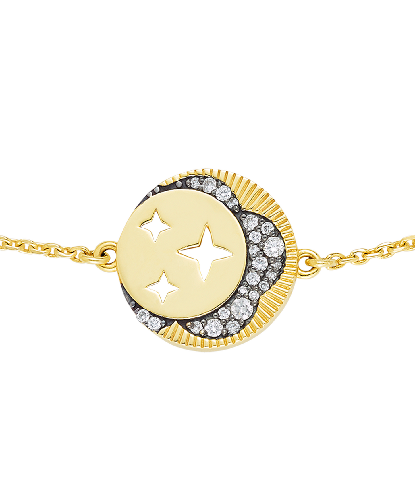 'Look Up At The Moon' Bracelet Diamond