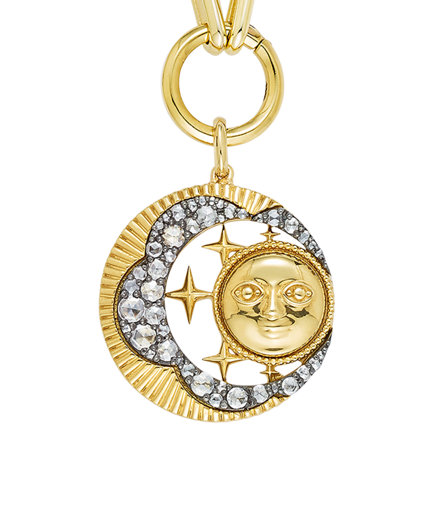 'Look Up At The Moon' Pendant Diamond