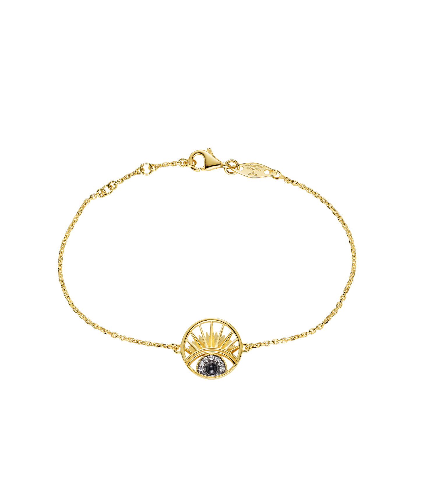 'Keep An Eye On Me' Bracelet Onyx