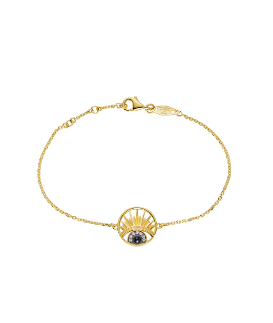 'Keep An Eye On Me' Bracelet Onyx