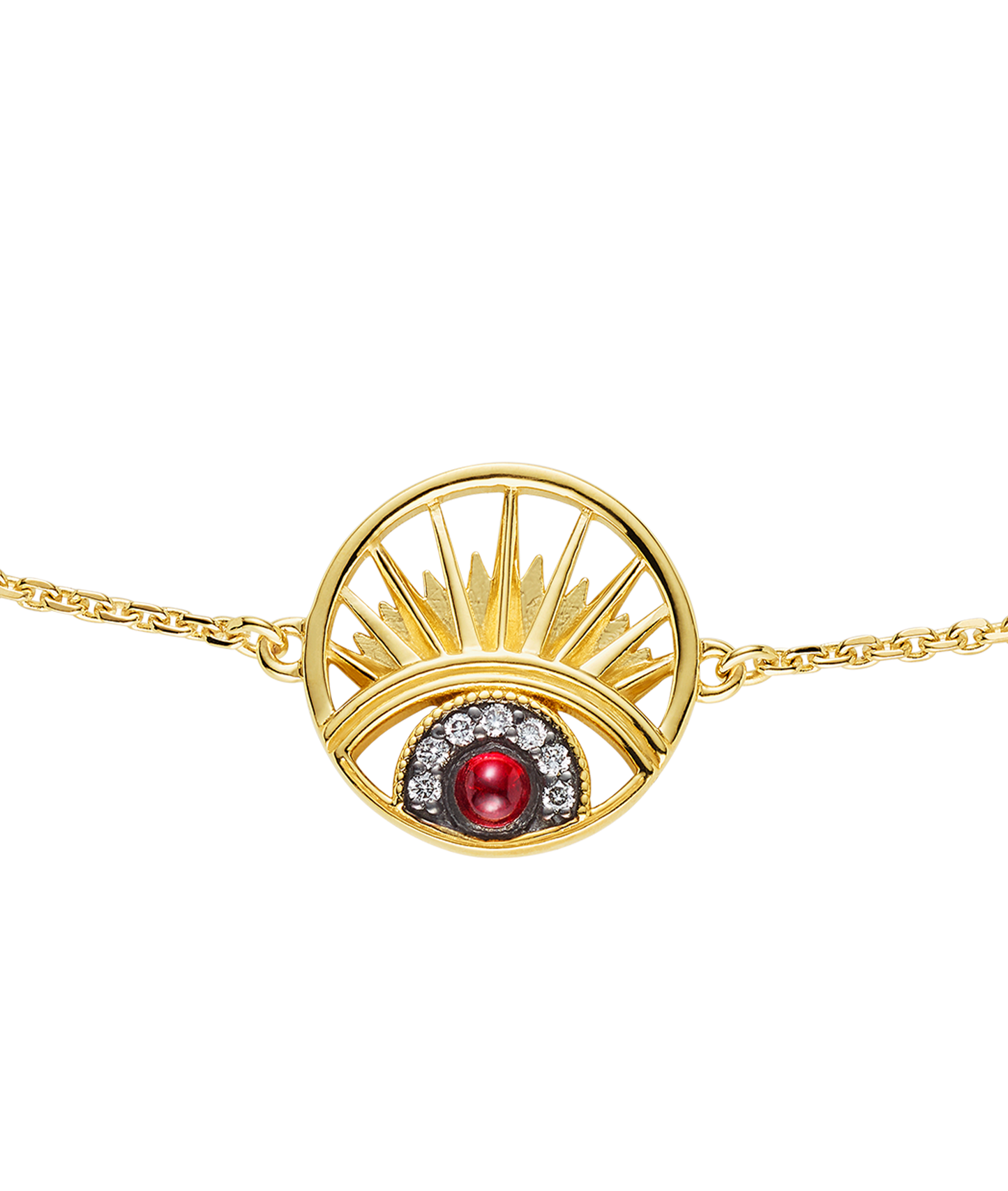 'Keep An Eye On Me' Bracelet Ruby