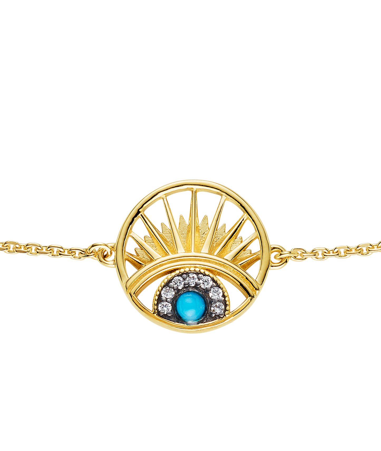 'Keep An Eye On Me' Bracelet Turquoise