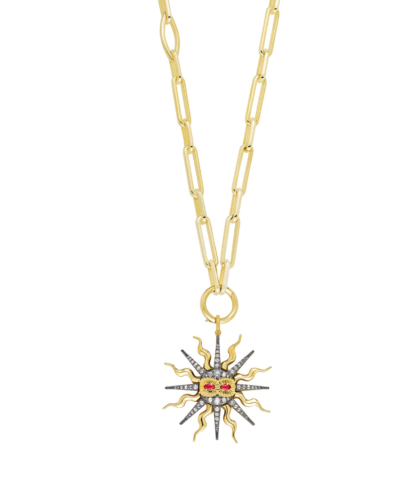 'Shine Bright' Pendant Ruby Eyes