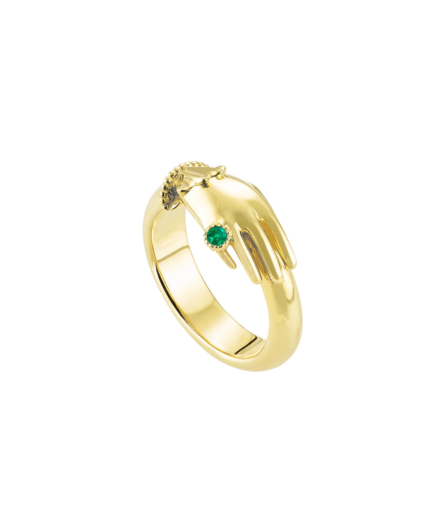‘Pinky Promise’ Ring Emerald