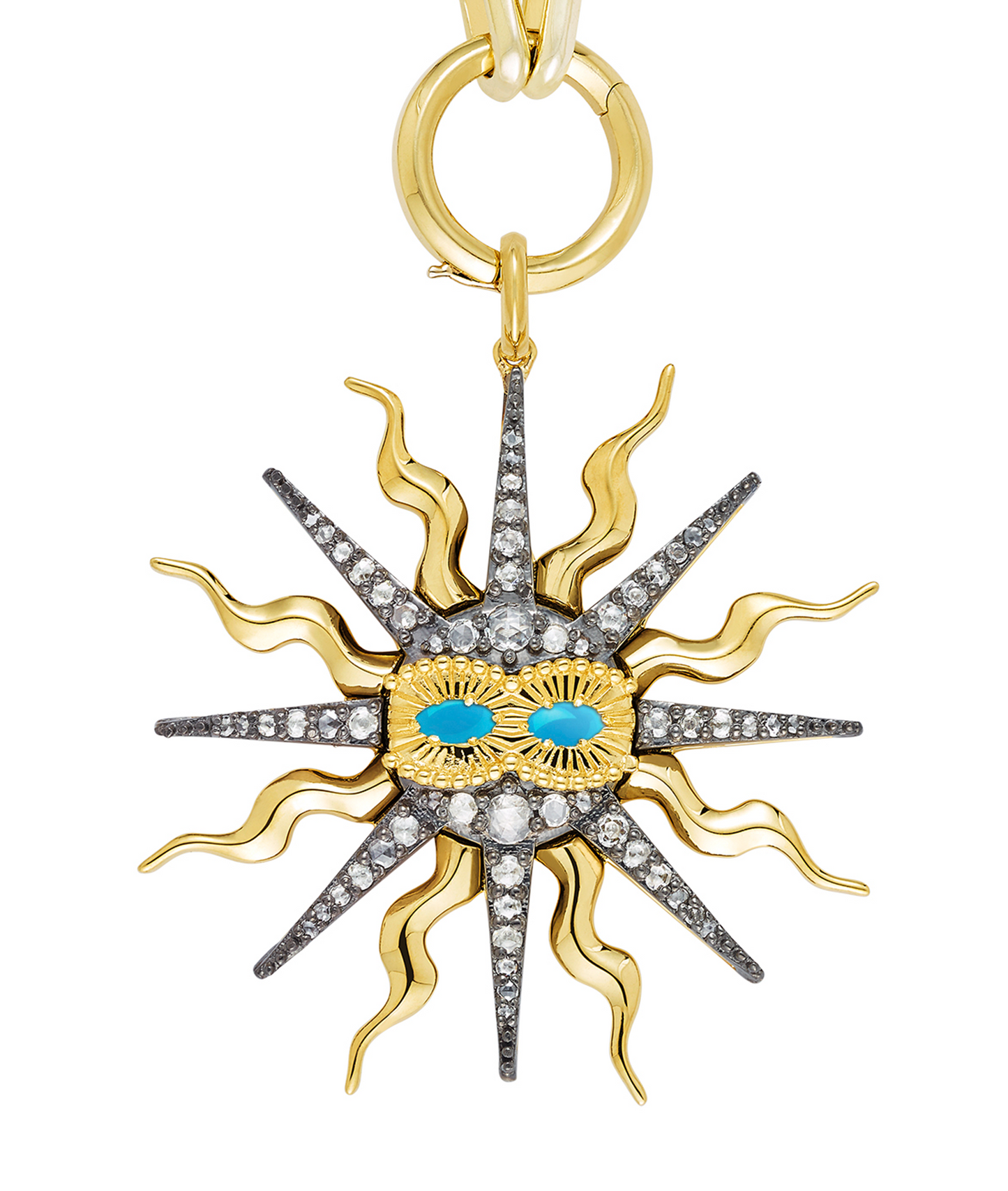 'Shine Bright' Pendant Turquoise Eyes