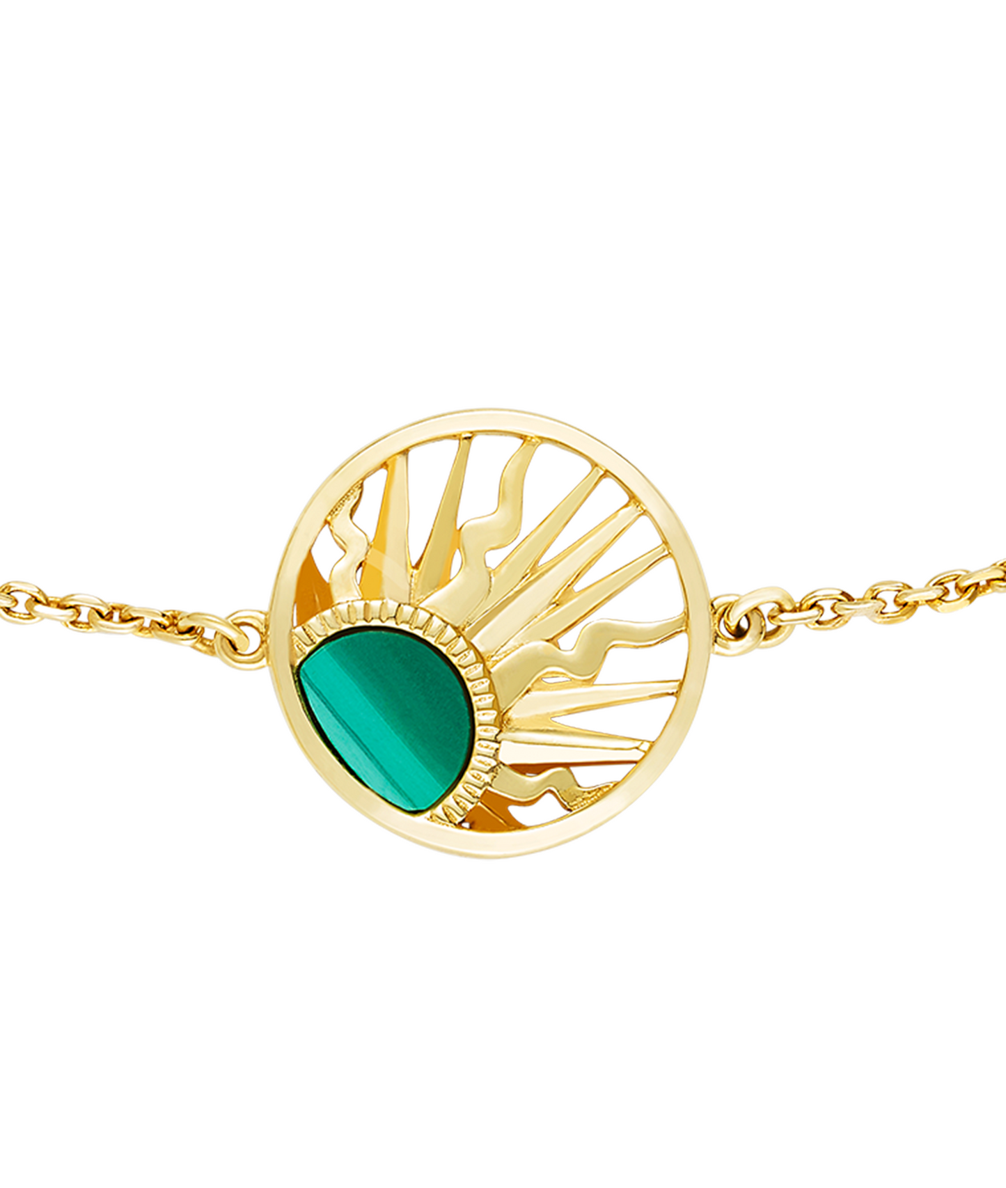 'Shine Bright' Bracelet Malachite