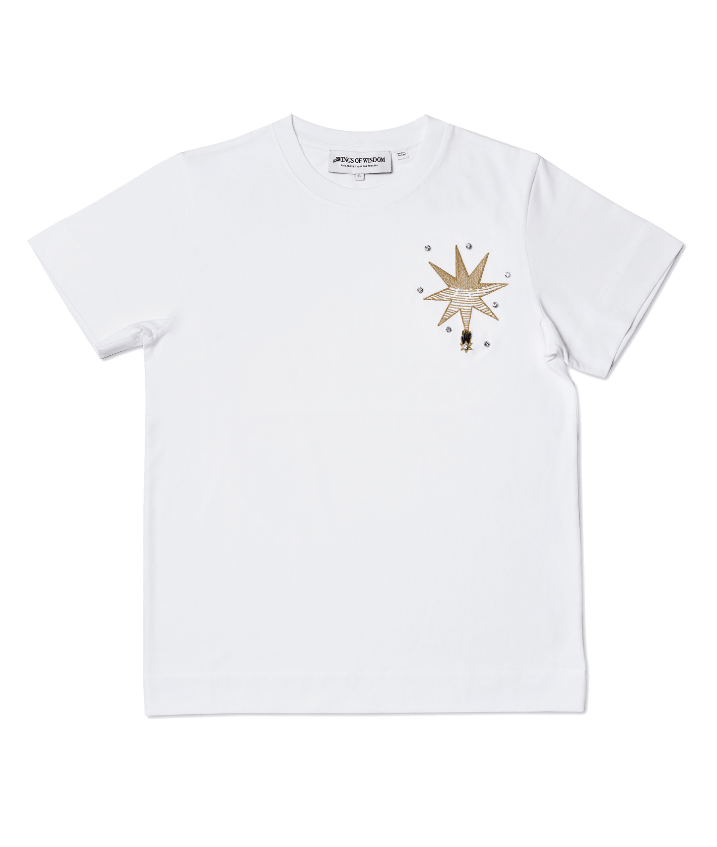 'Hand Me A Star' White T-Shirt - Wing of Wisdom