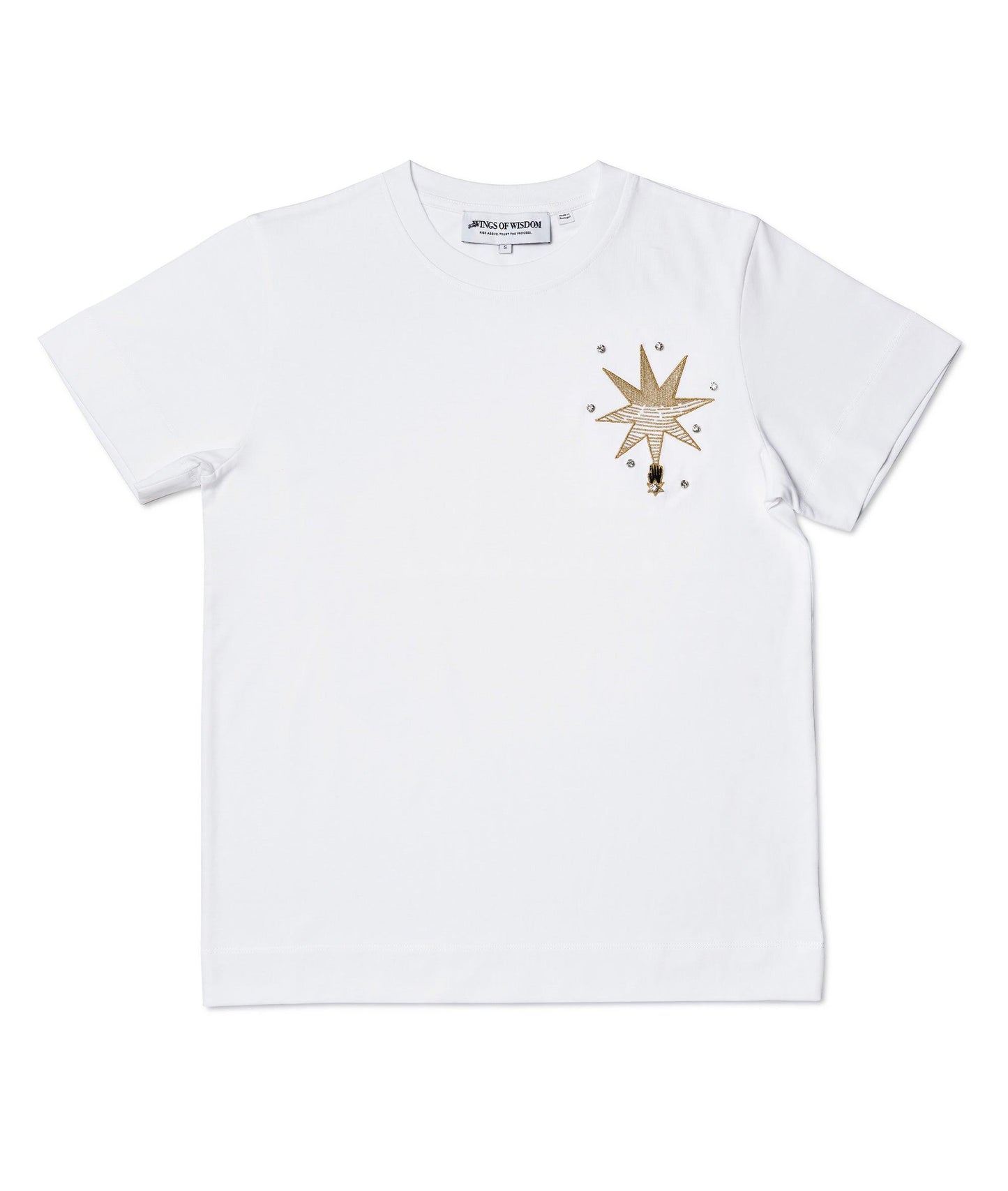 'Hand Me A Star' White T-Shirt - Wing of Wisdom