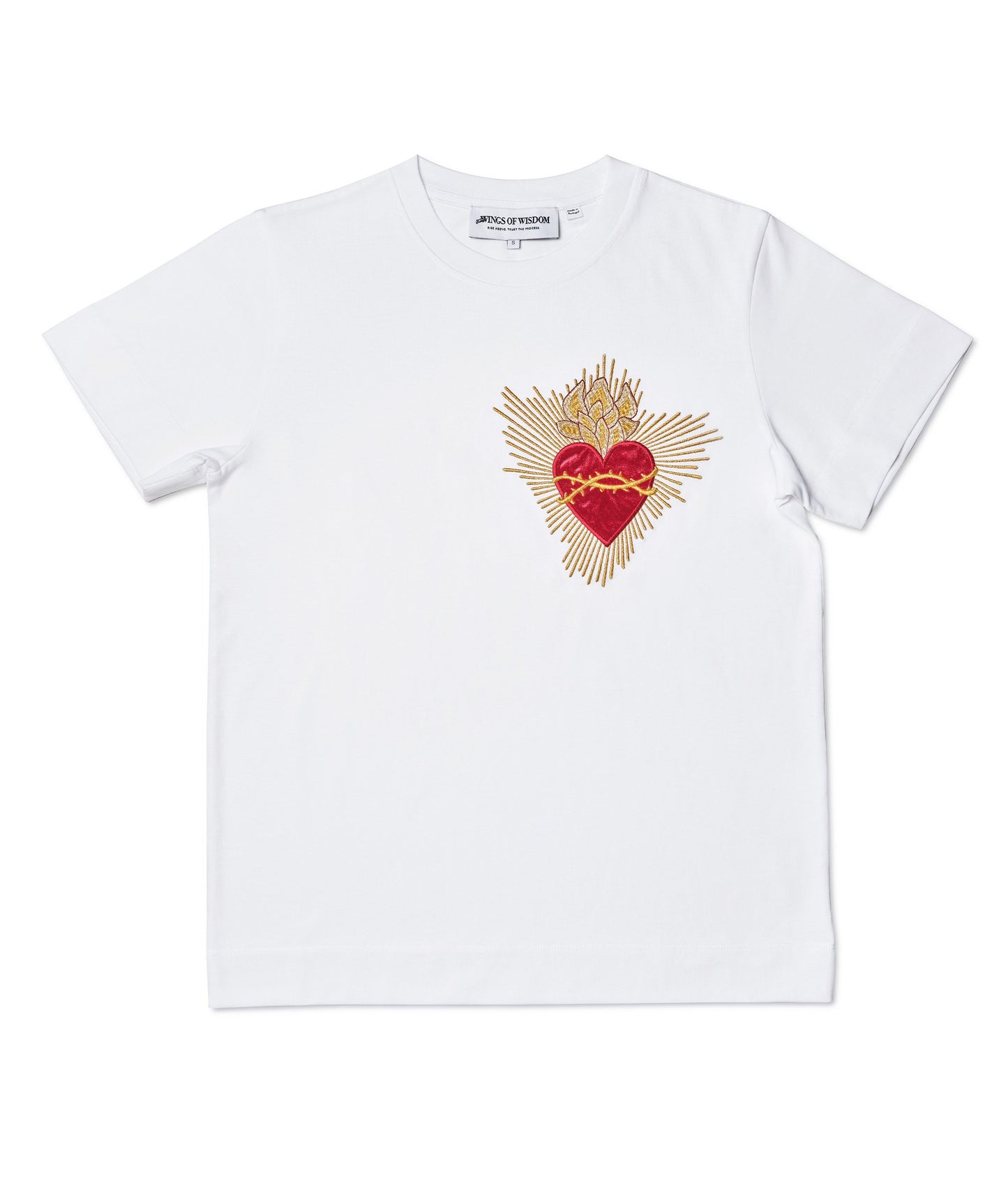 'Keep it Burning' White T-Shirt Men