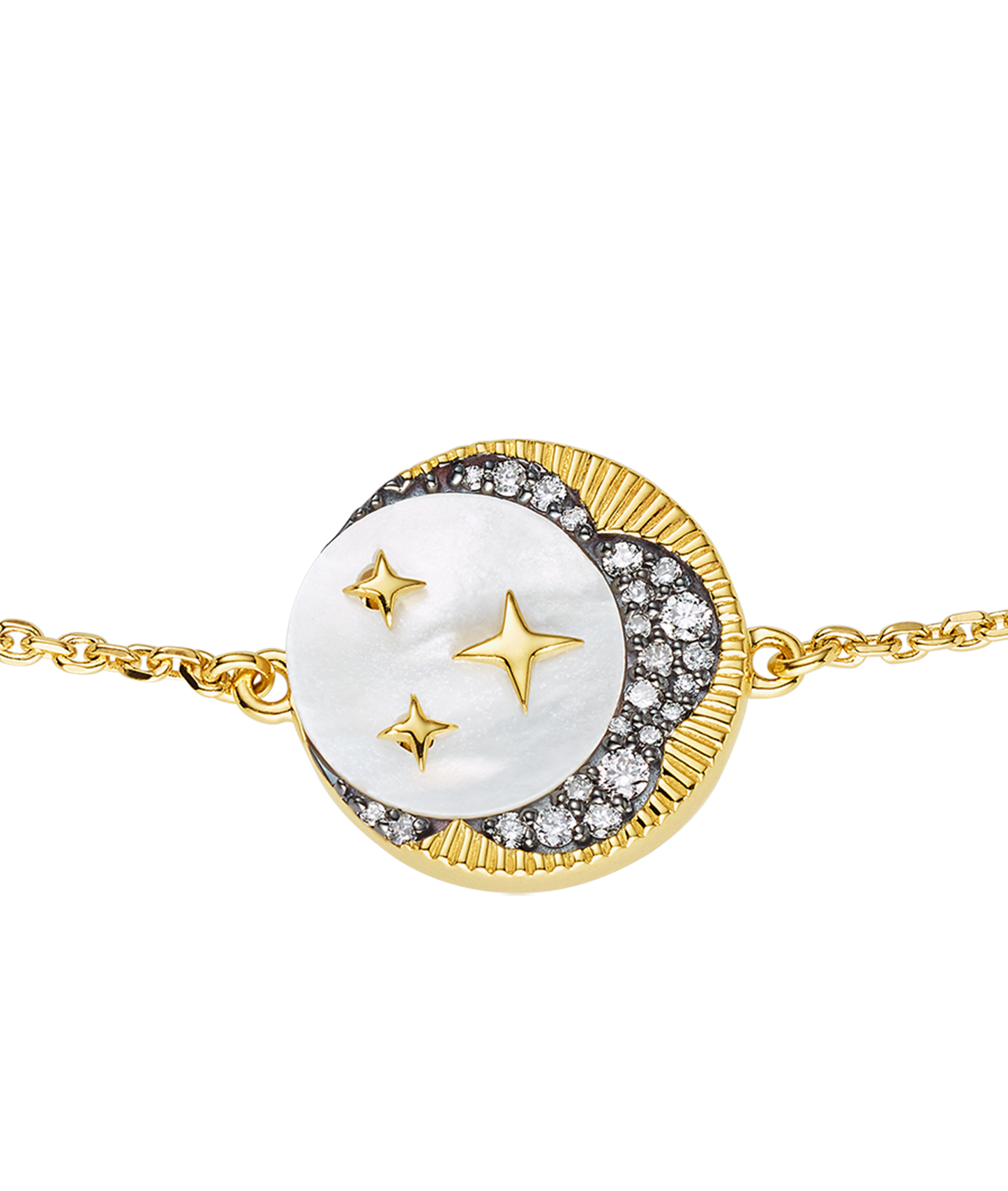 'Look Up At The Moon' Bracelet Mother-of-Pearl