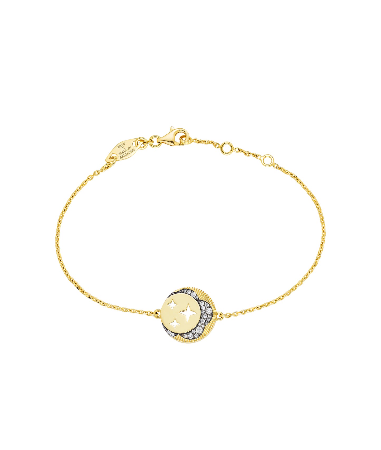 'Look Up At The Moon' Bracelet Diamond